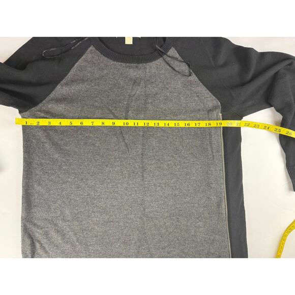 Michael Kors Black & Gray Long Sleeve Sweater - L - Picture 3 of 8